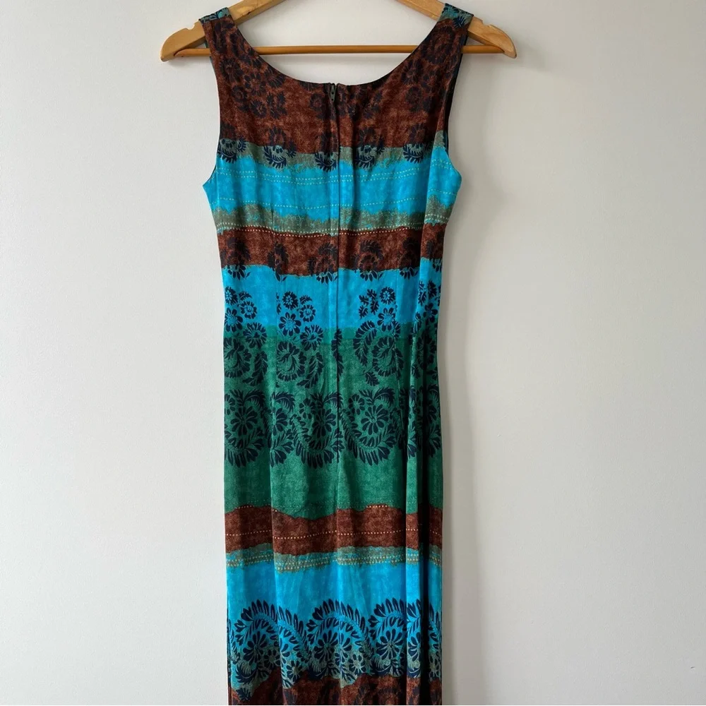 Vintage Celia Ryan Maxi Dress Size 8 - Picture 4 of 10